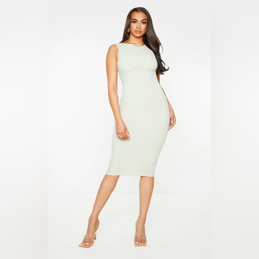 NWOT Ribbed Midi Dress